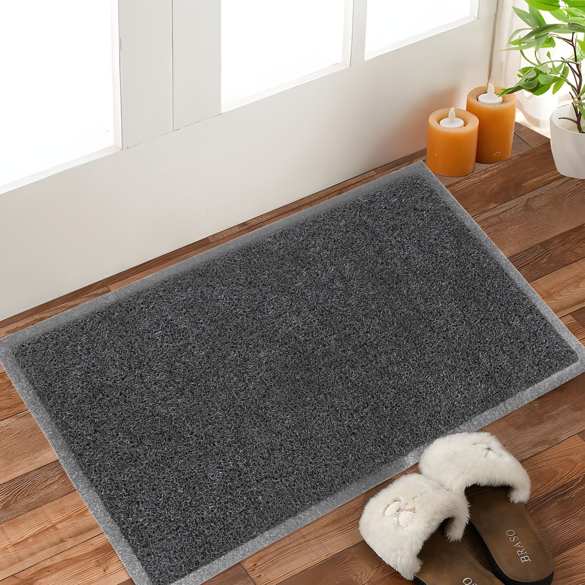 JUST HOME COLLECTION - Limpiapies de Entrada 45x75 cm Azul