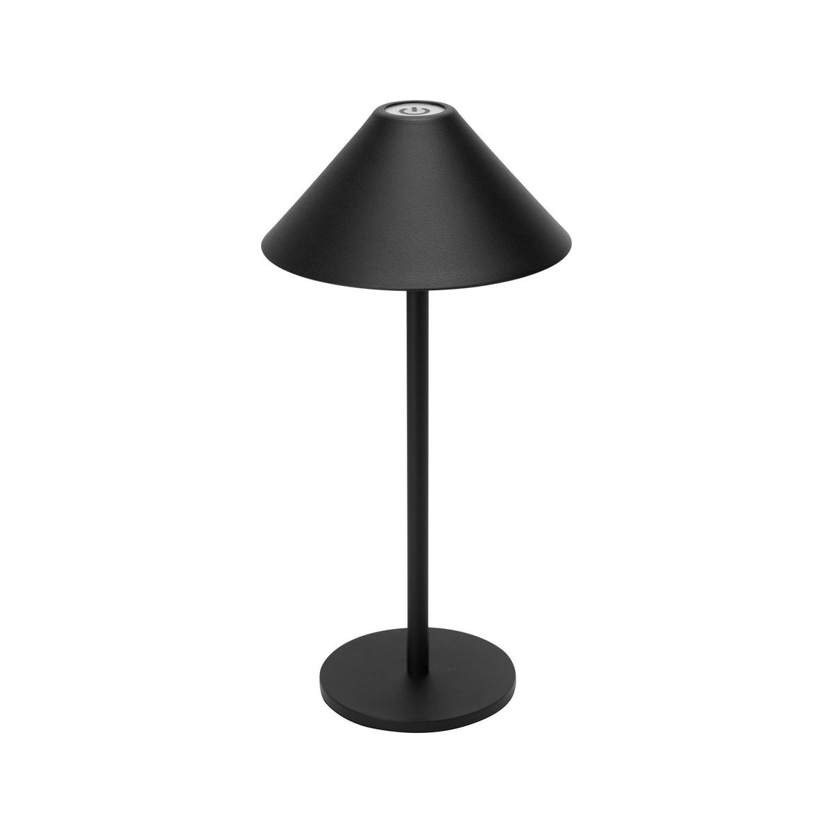 JUST HOME COLLECTION - Lámpara de Escritorio LED Gorro Recargable Negro