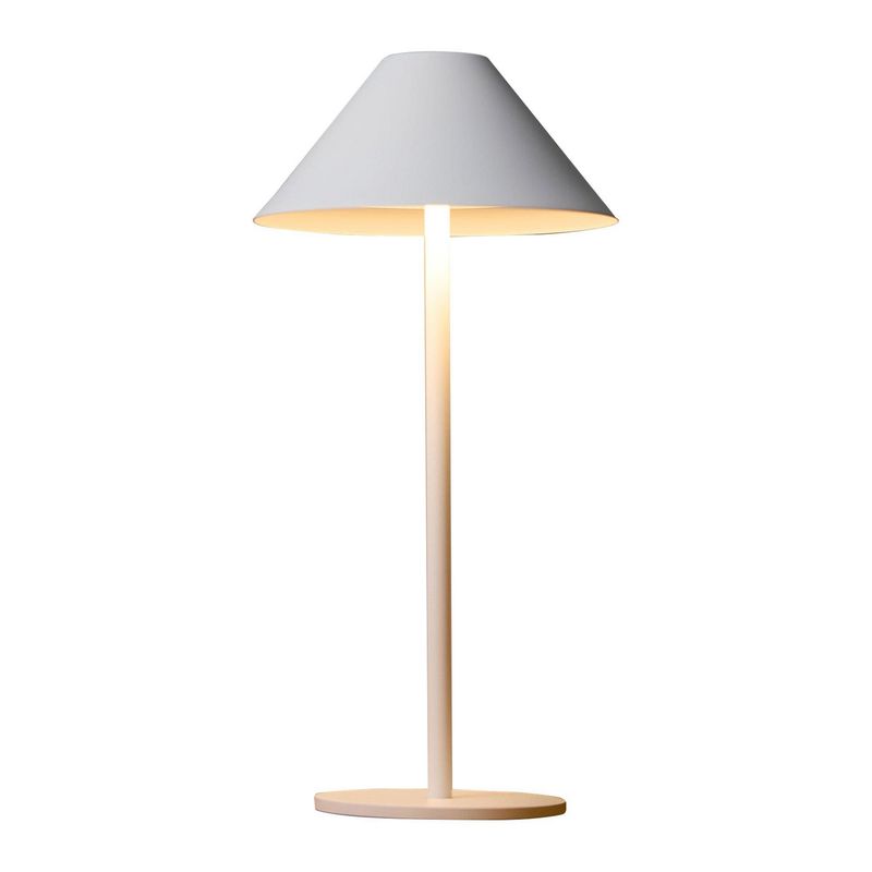 JUST HOME COLLECTION - Lámpara de Escritorio LED con Gorro Recargable Blanco