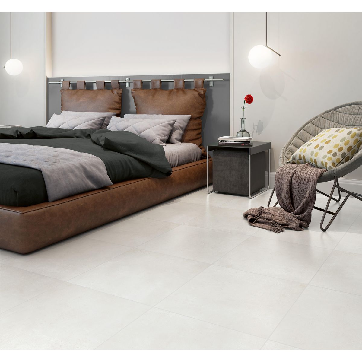 HOLZTEK - Cerámica Gris 45x45 Cementicias Satín 2.0 m2