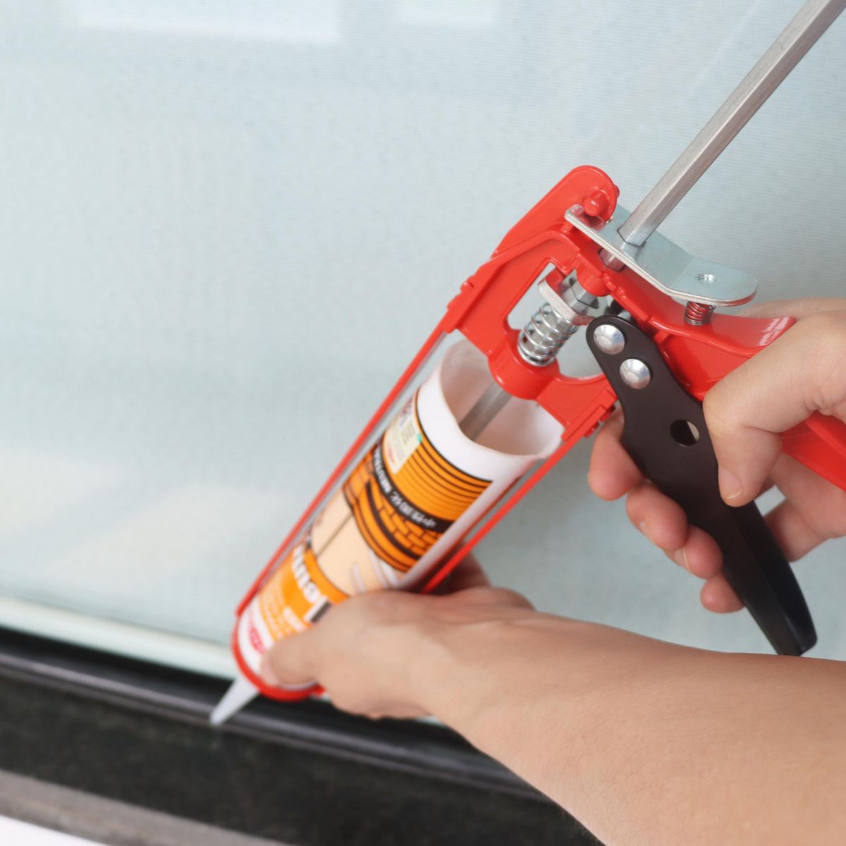 TOPEX - Pistola Calafateadora Acero Antigoteo