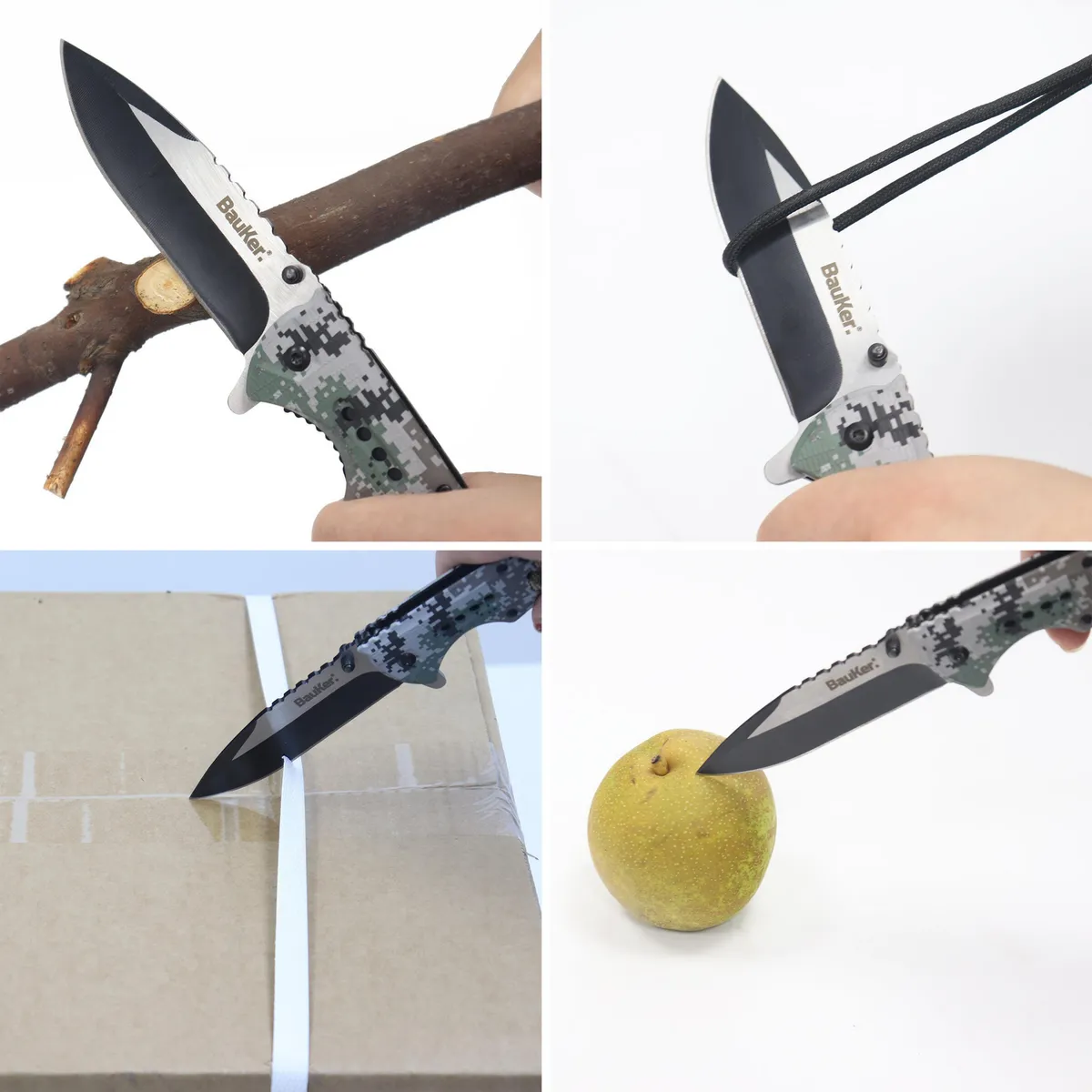 BAUKER - Cuchilla Táctica Plegable Bauker