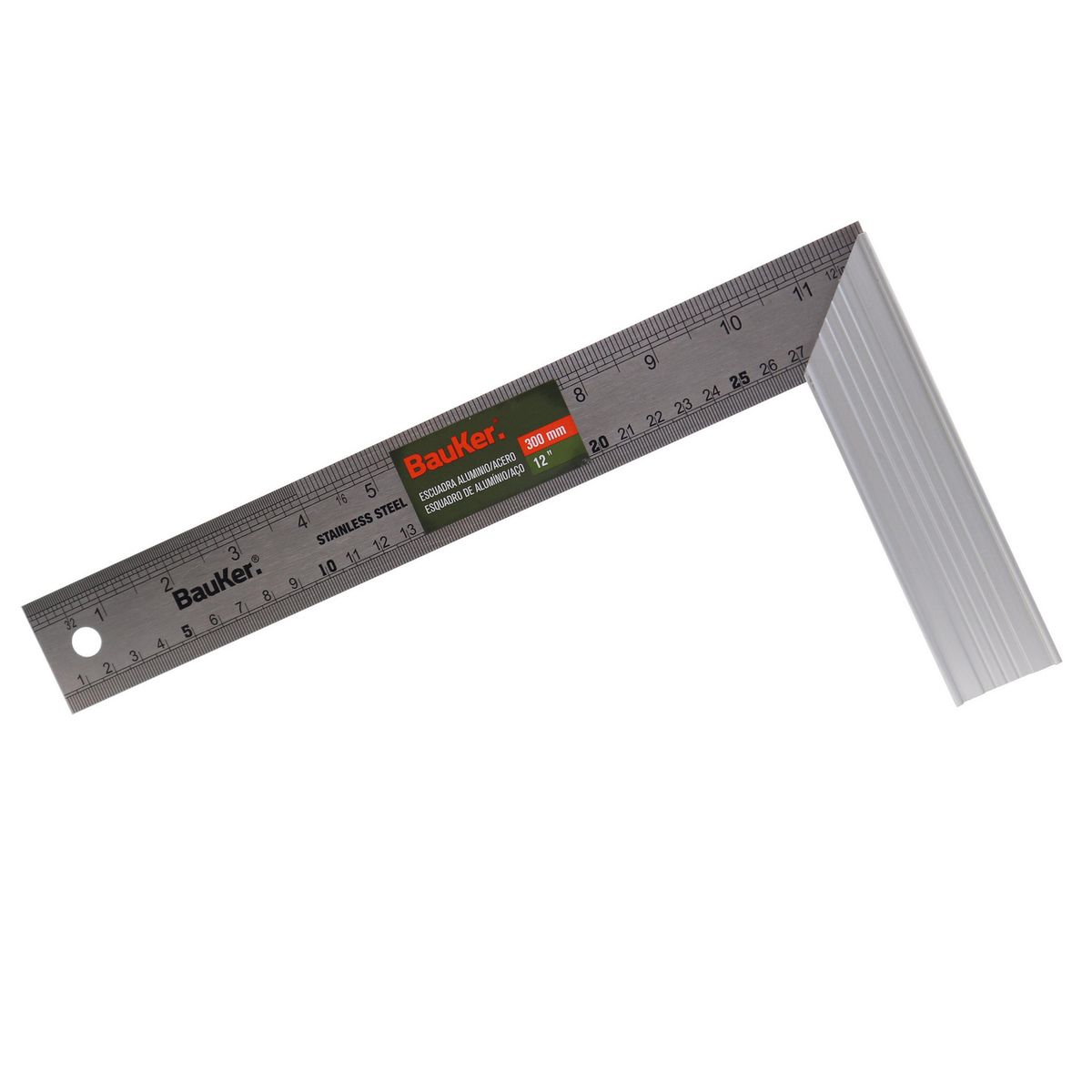 BAUKER - Escuadra Fija 12Pg 300Mm Bauk