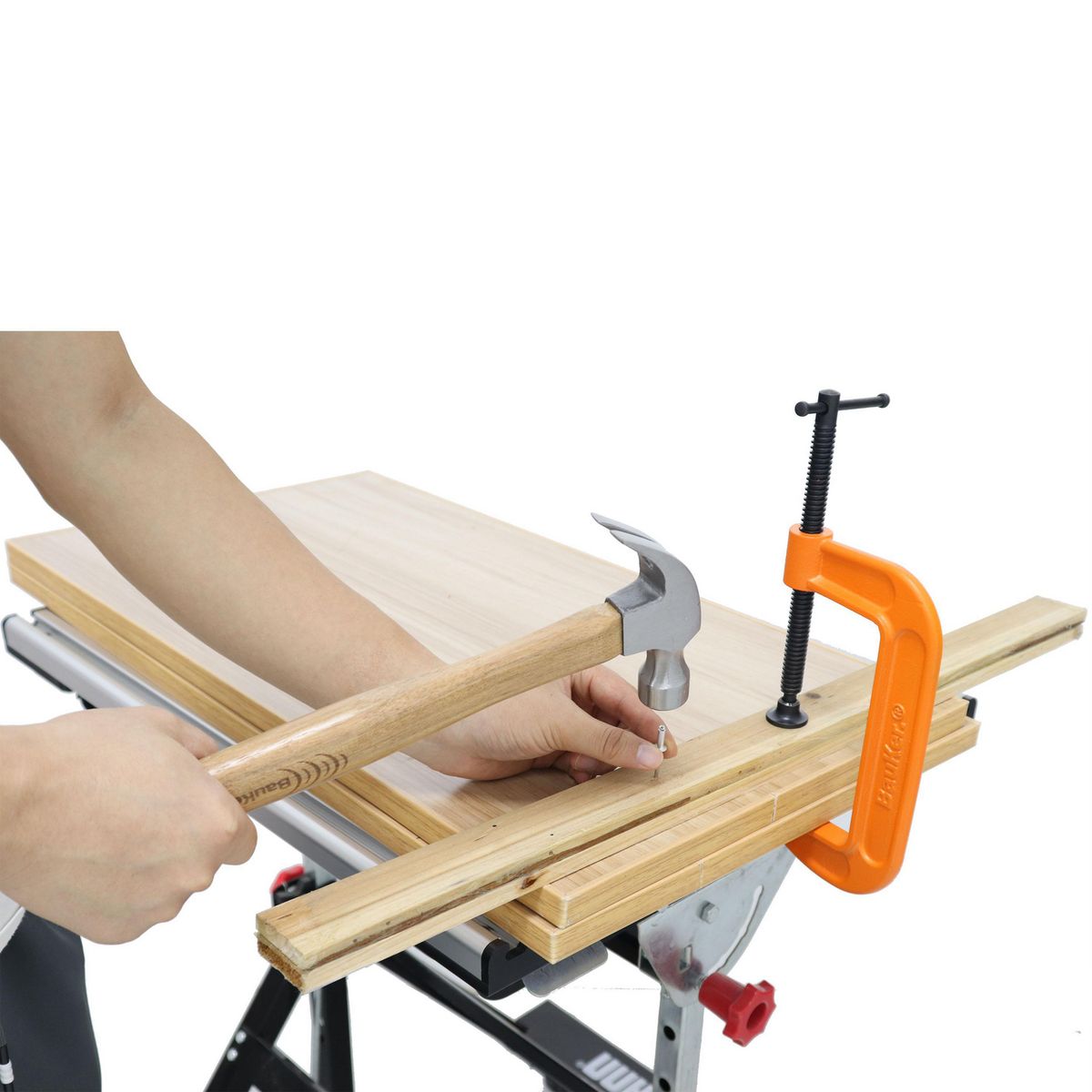 BAUKER - Martillo Carpintero M/Hickory 13Oz