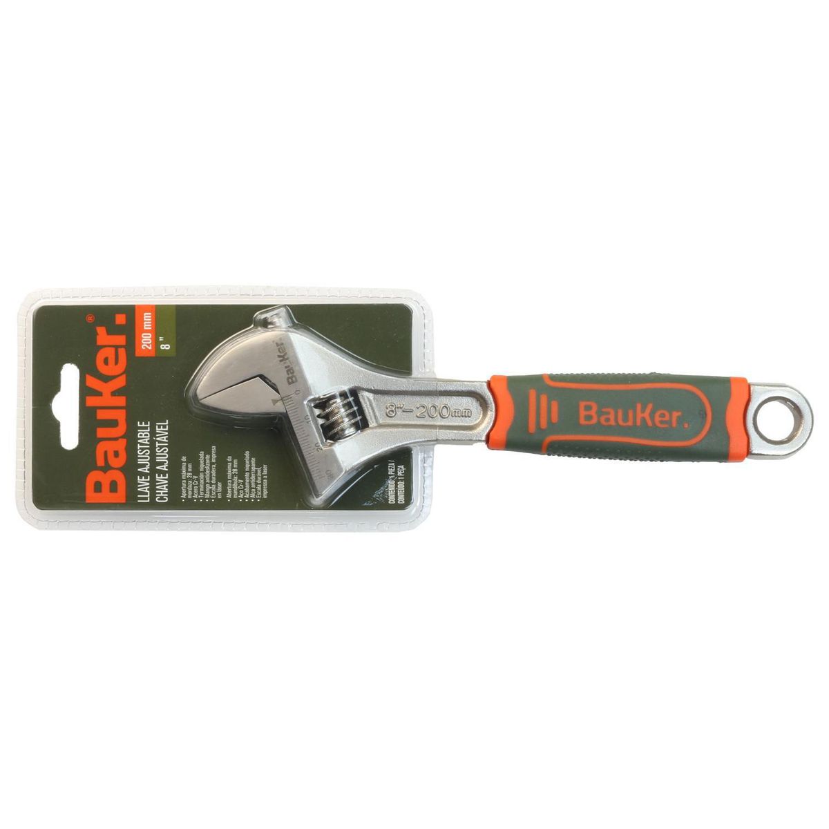 BAUKER - Llave Ajustable Bauker 8