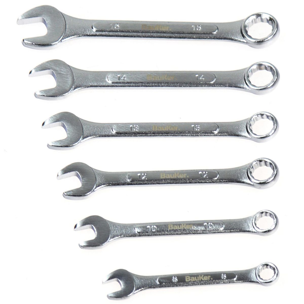 BAUKER - Set x6 Llaves Bauker Punta Y Corona