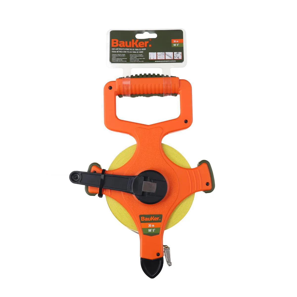 BAUKER - Huincha Medir 30 Metros x 0 5 Bauker