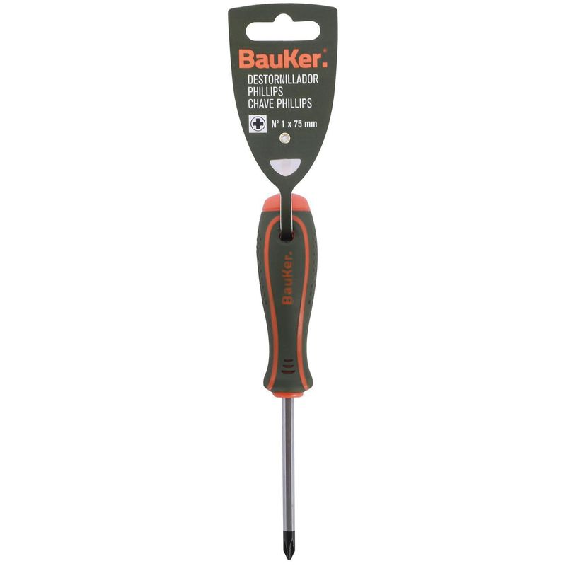 BAUKER - Destornillador Ph 75Mm N1