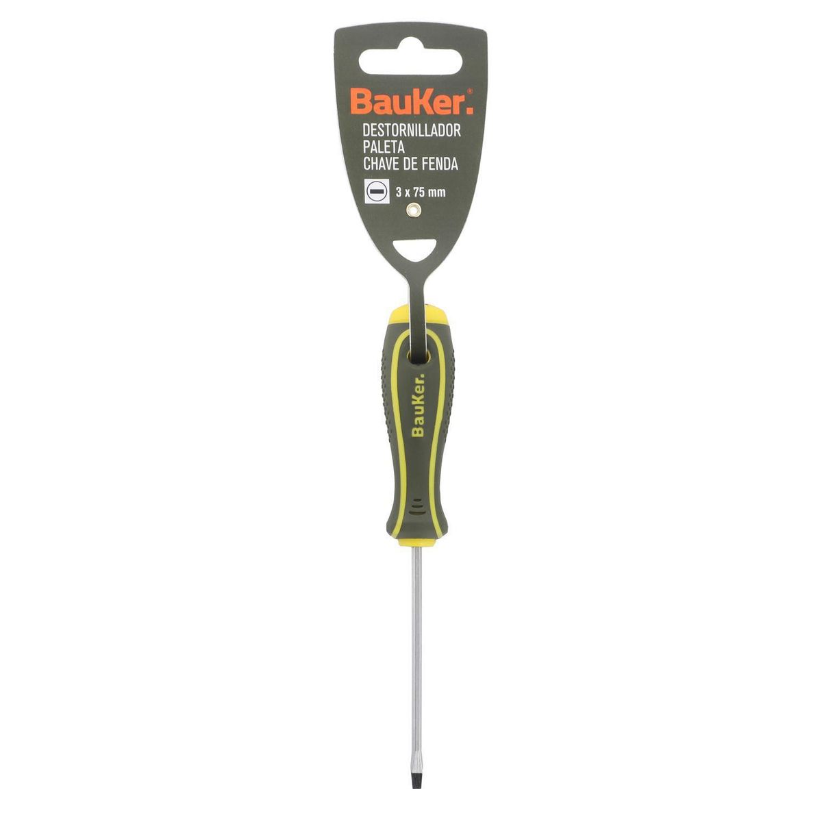 BAUKER - Destornillador Pala 75Mm N3