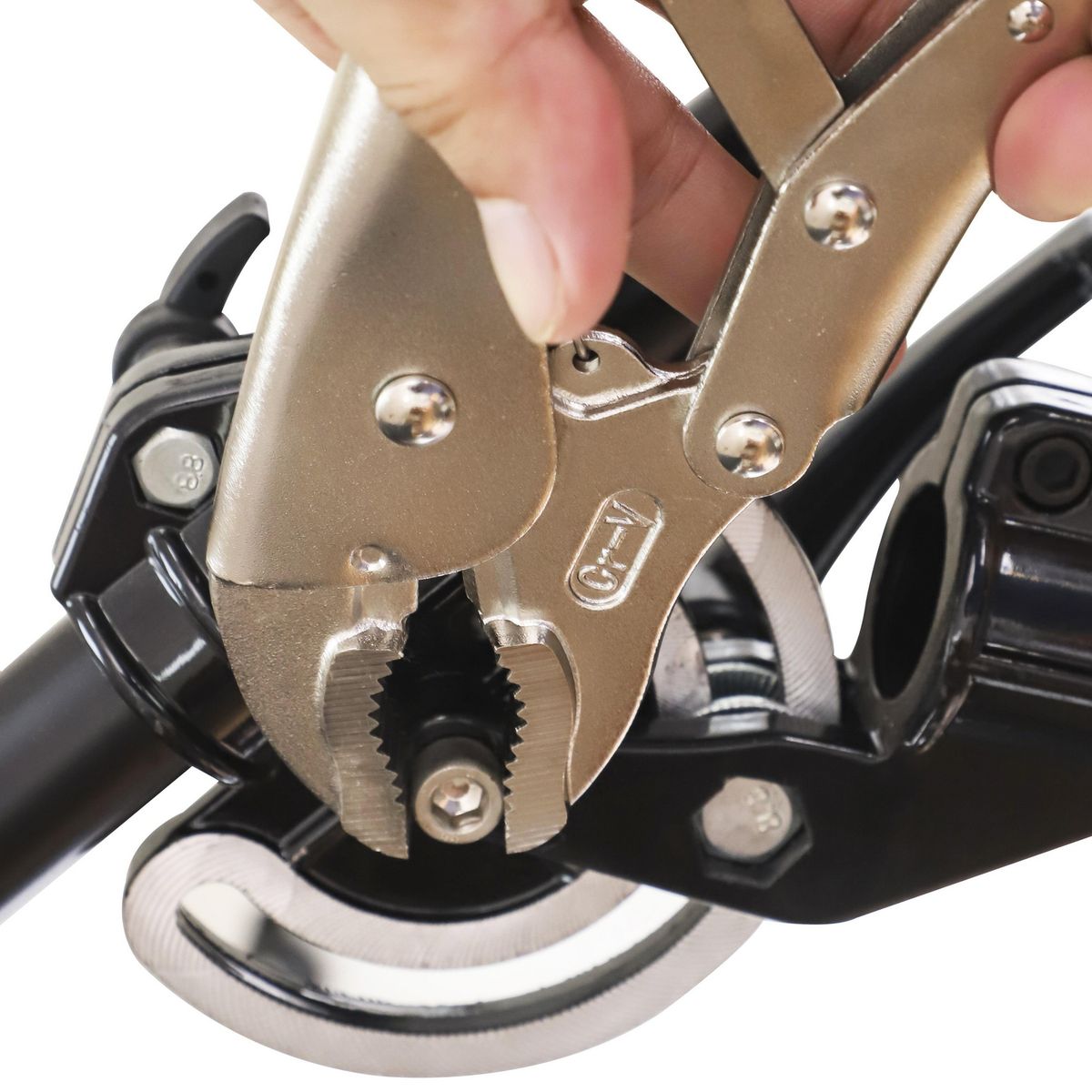 BAUKER - Alicate Caimán Curvo 250mm