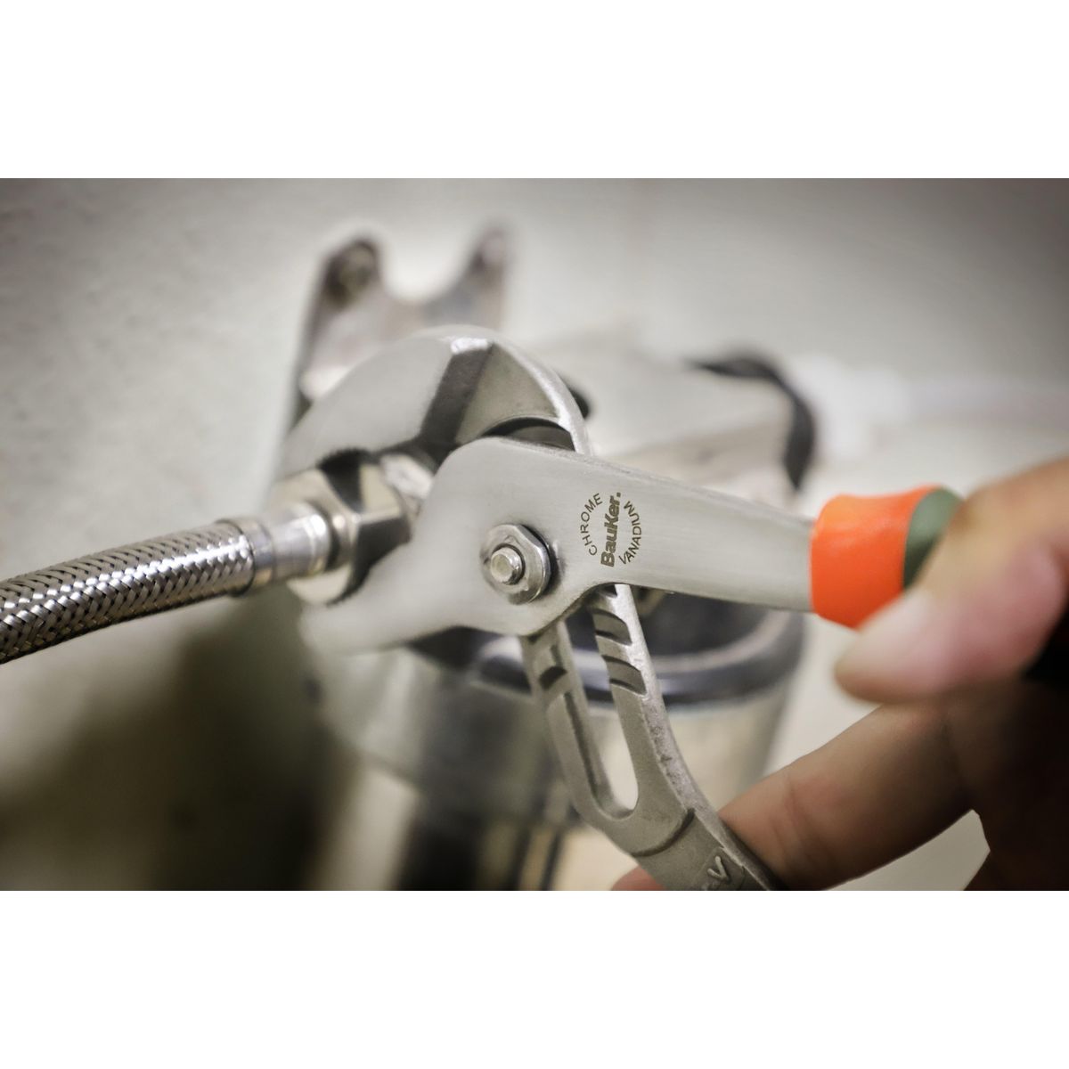 BAUKER - Alicate Articulado de Extensión 203mm