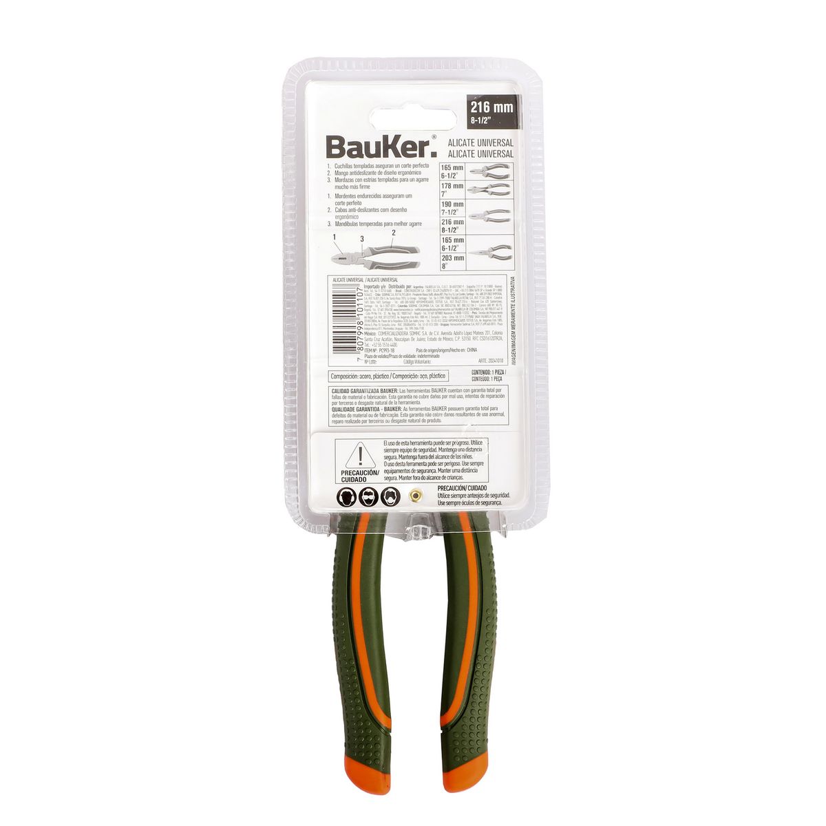 BAUKER - Alicate Universal 8.5"