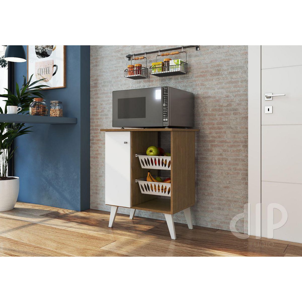 GENIALFLEX - Mueble Frutero 2 Cuerpos 60x45x75cm