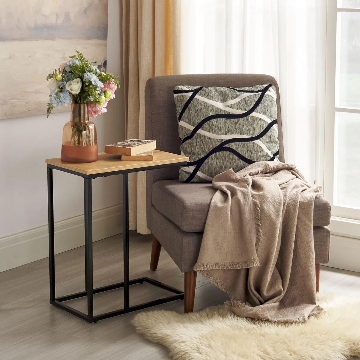 JUST HOME COLLECTION - Mesa Auxiliar Perú