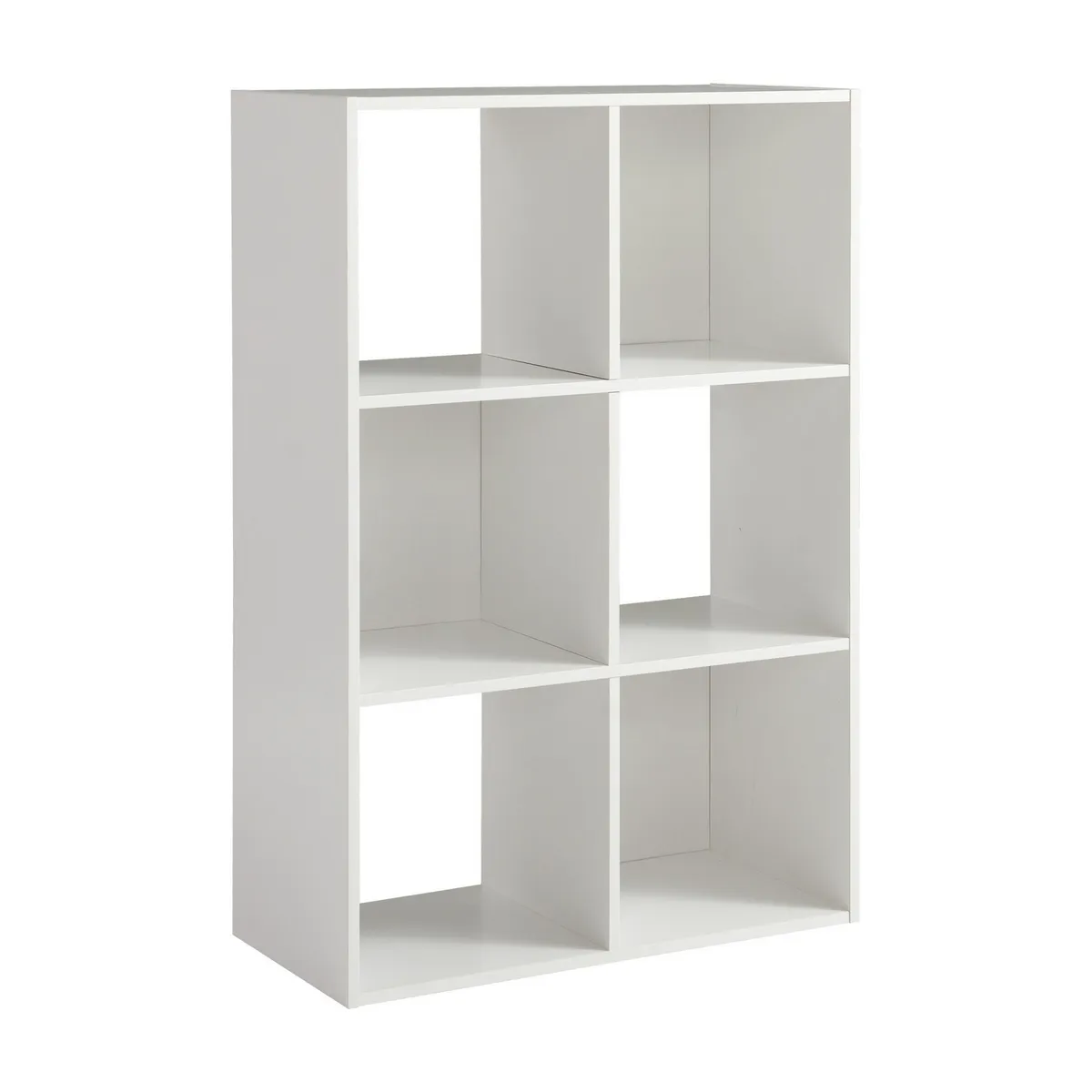 JUST HOME COLLECTION - Estante Librero 6 Cubos Blanco