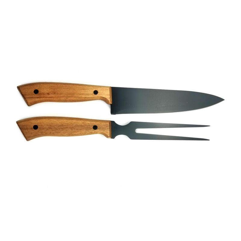 MR BEEF - Set de Cuchillo y Trinche Parrillero