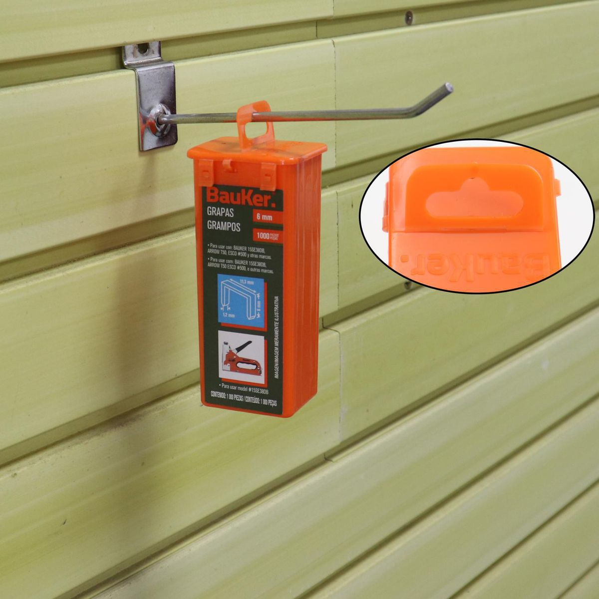 BAUKER - Grapas Trab Pesad 6Mm 1/4 Ba