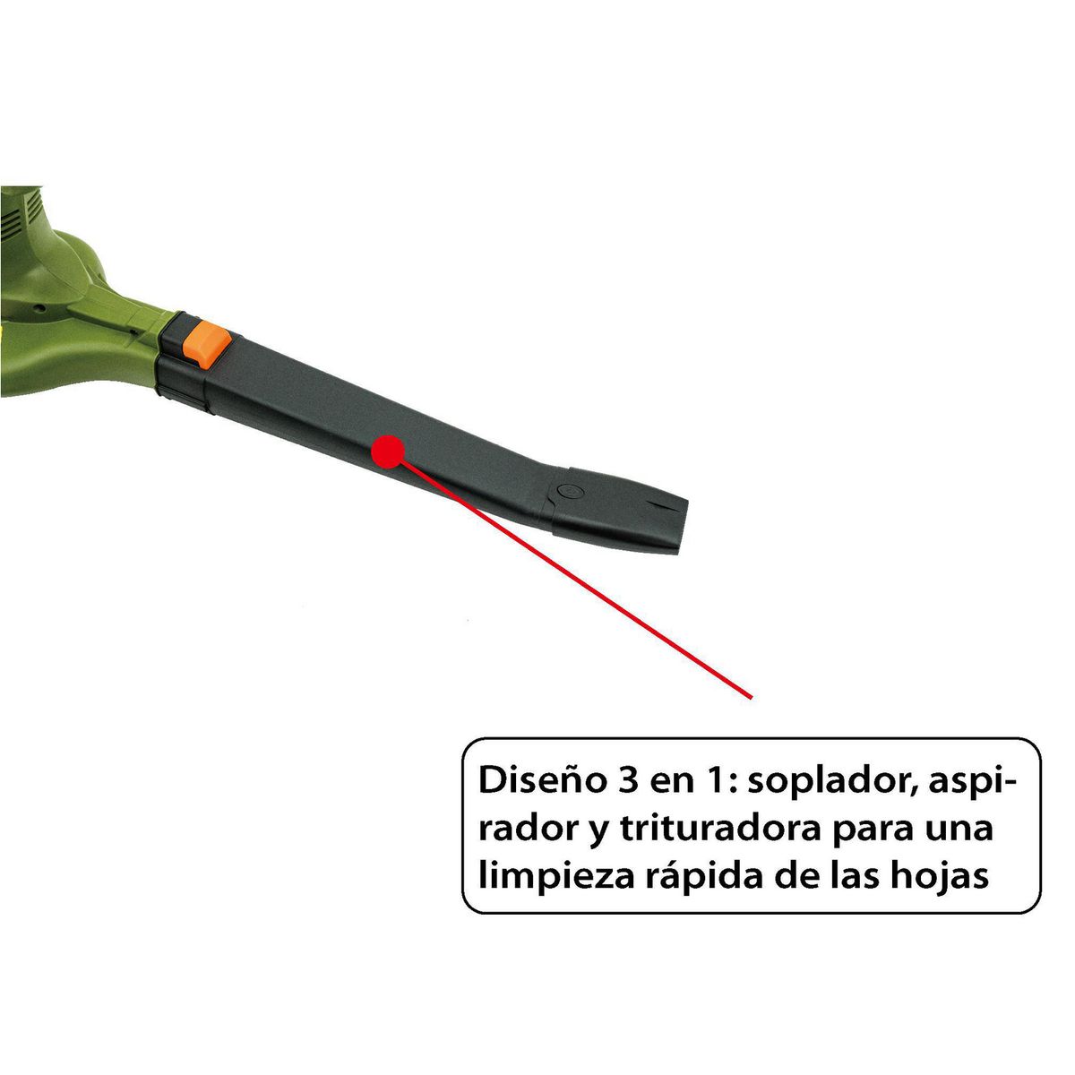 BAUKER - Soplador Aspirador 1300W