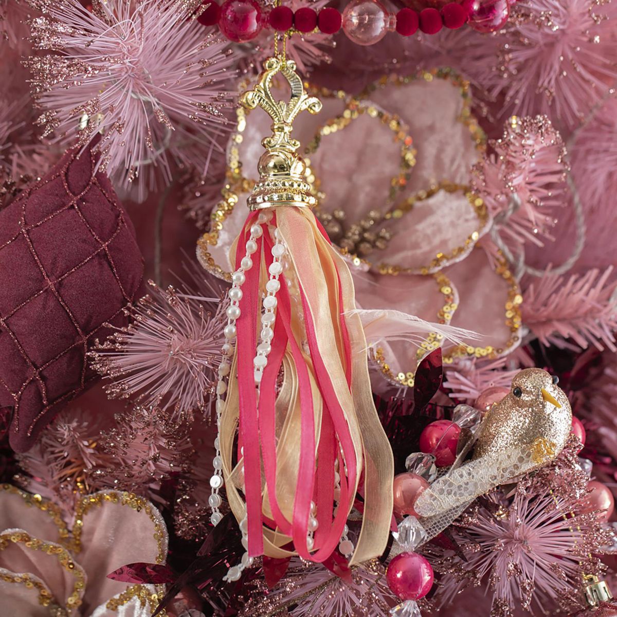 DEAR SANTA - Adorno de Árbol Borla Top Secret Navidad 22cm