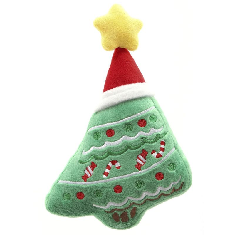 DEAR SANTA - Juguete para Mascota Árbol Sonoro Navidad 18cm