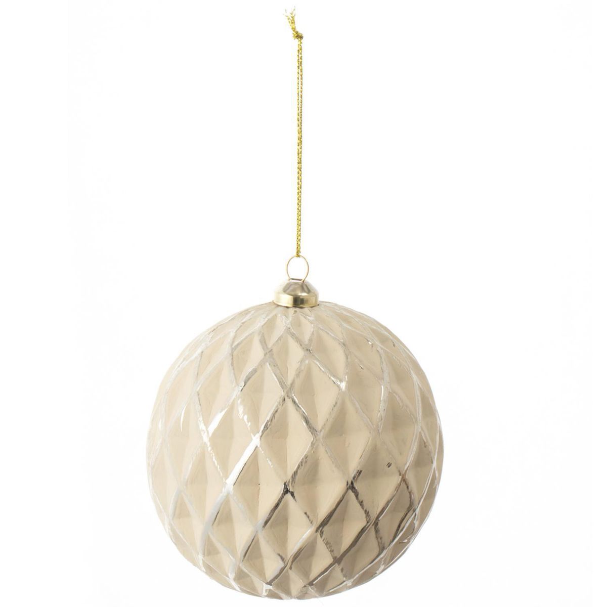 DEAR SANTA - Esfera Dorada Navidad 10cm