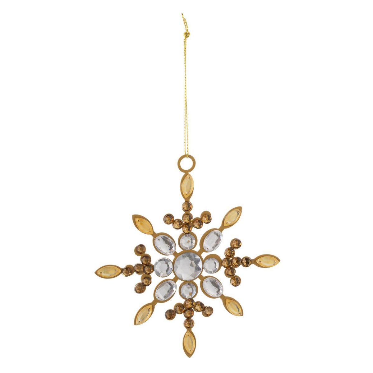 DEAR SANTA - Adorno de Árbol Copo de Nieve Navidad 12cm