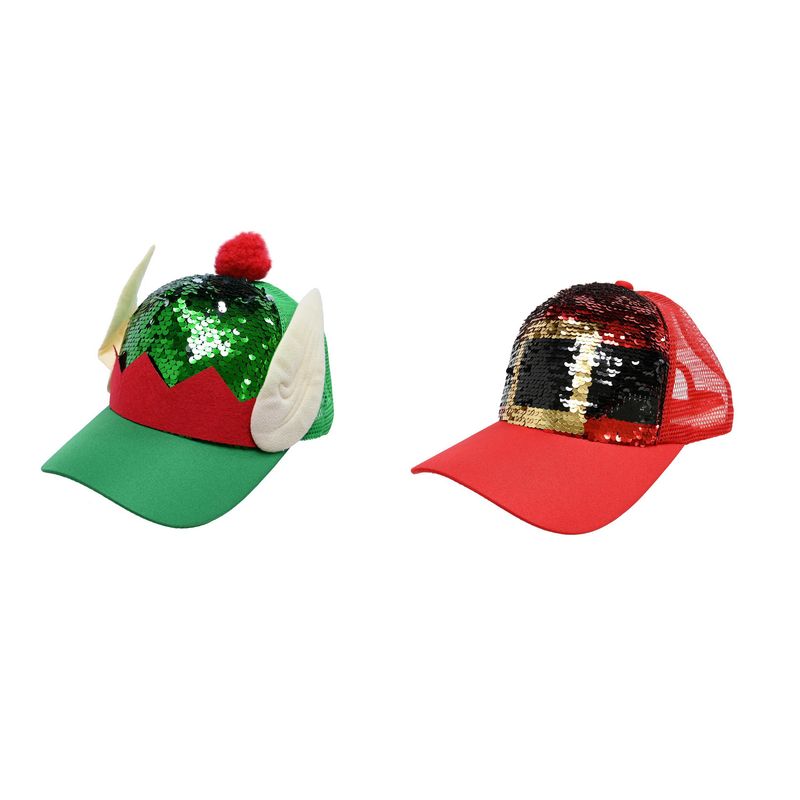 DEAR SANTA - Gorro Santa Claus Rojo/Verde Navidad