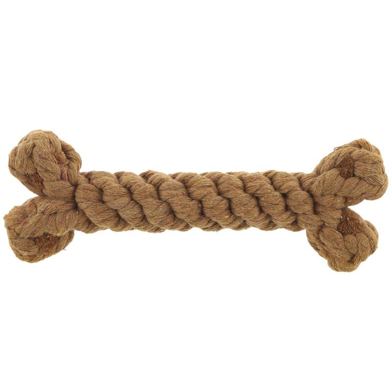 DEAR SANTA - Juguete para Mascota Hueso Café Navidad 18cm