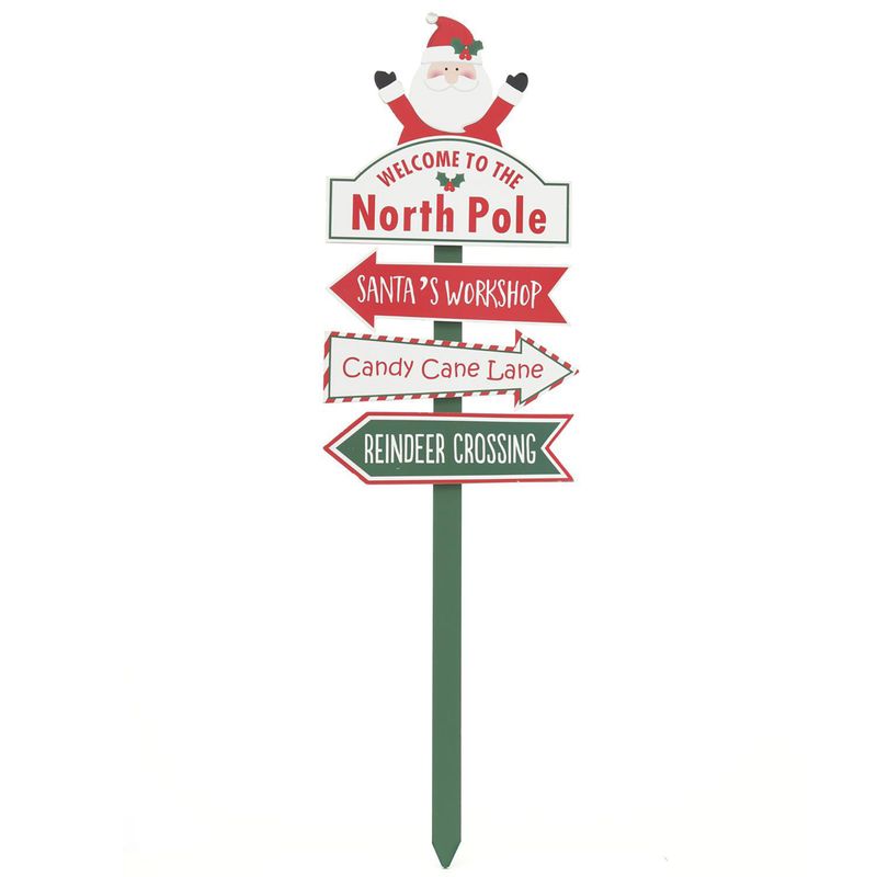 DEAR SANTA - Letrero North Pole 90cm