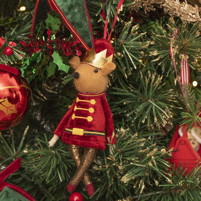 DEAR SANTA - Adorno de Árbol Reno Navidad 17cm