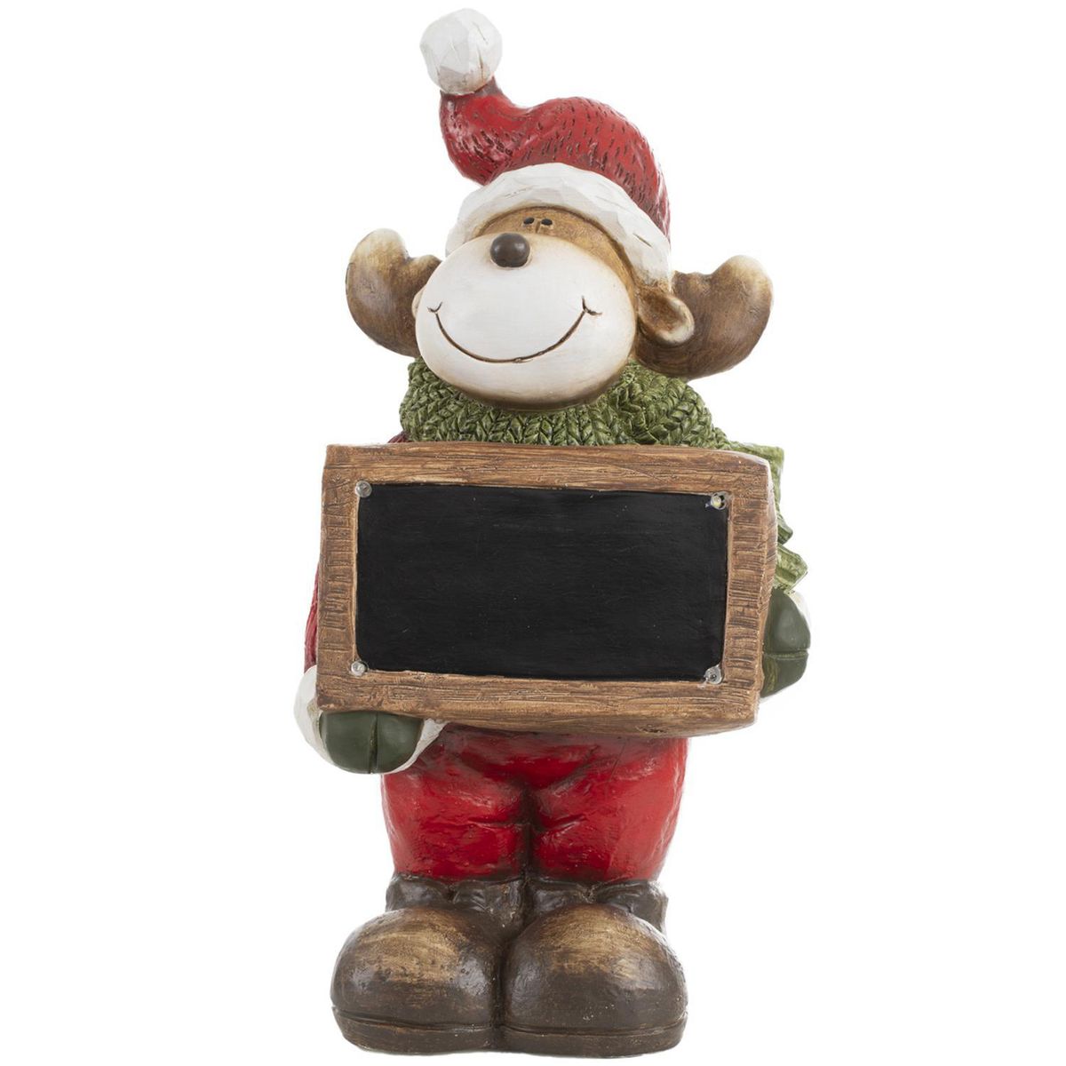 DEAR SANTA - Reno con Pizarra LED Navidad 55.5cm