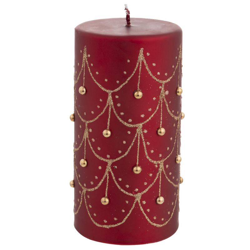 DEAR SANTA - Vela Diamante Roja Navidad 7.3x14.3cm