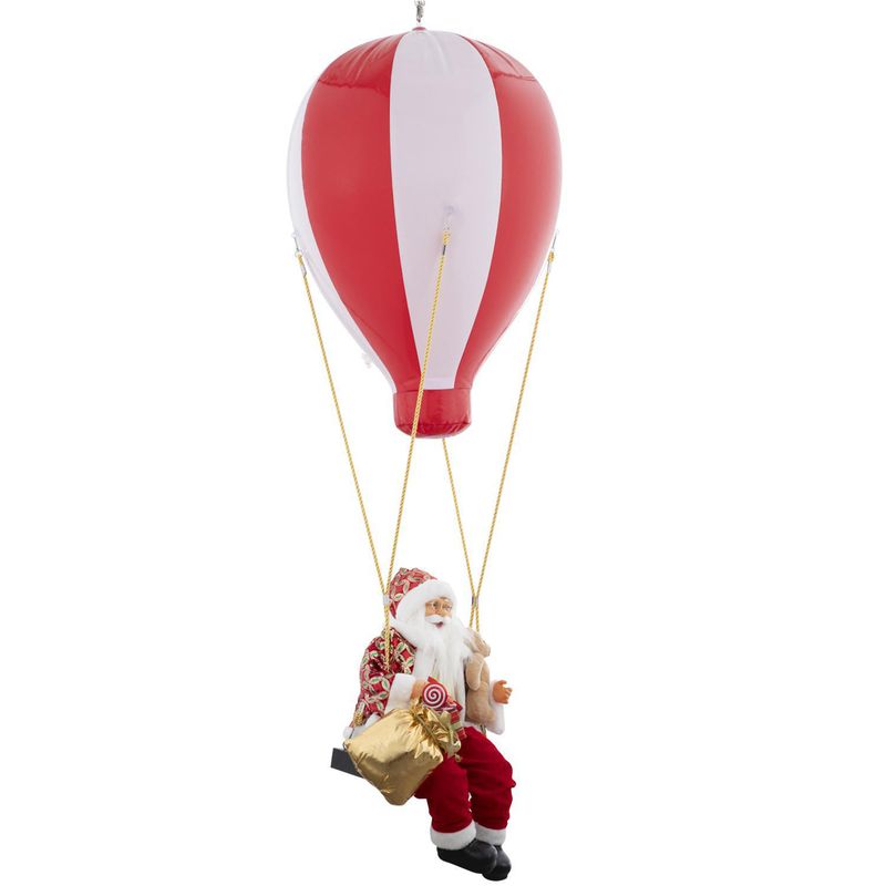 DEAR SANTA - Globo Aerostático Musical LED Navidad 175cm