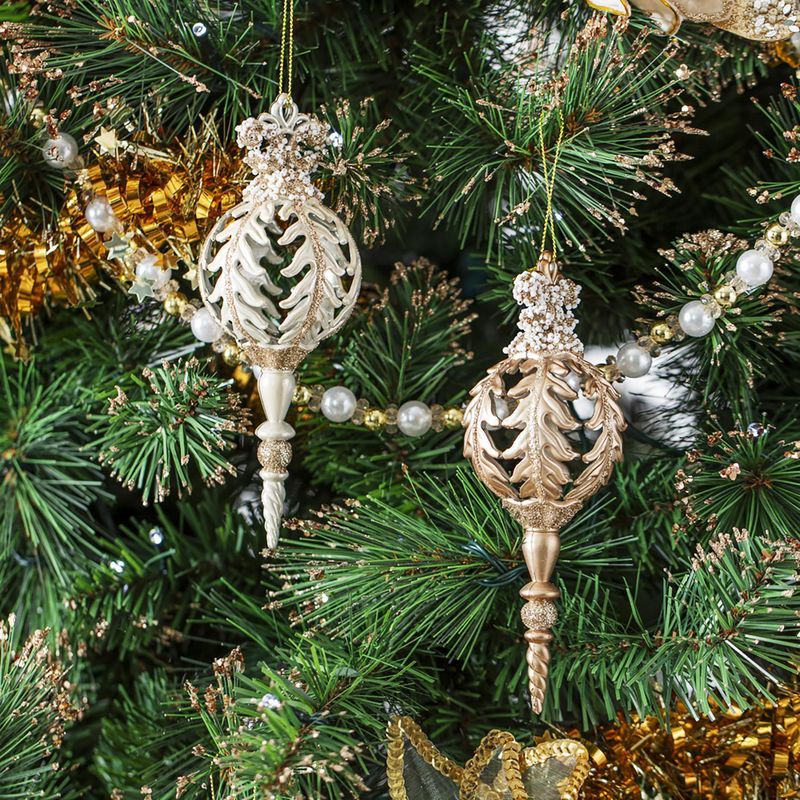 DEAR SANTA - Set 2 Adornos de Árbol Navidad 17cm