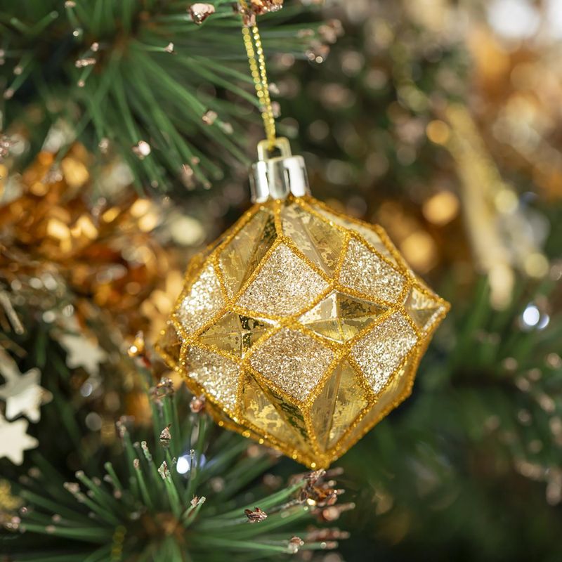 DEAR SANTA - Set 3 Adornos de Árbol Diamante Navidad 5.5cm