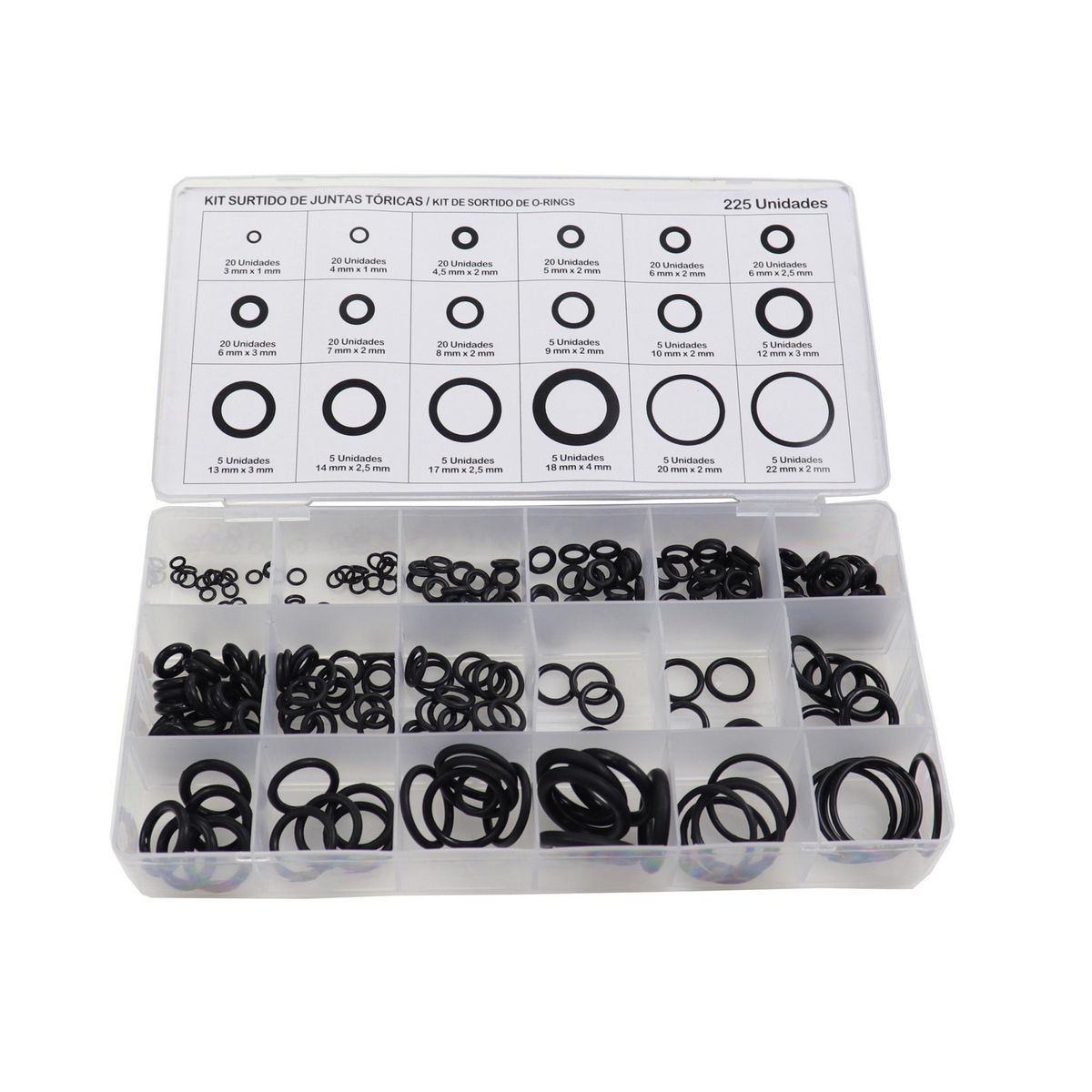 HUMBOLDT - Kit o Ring 225 PCS