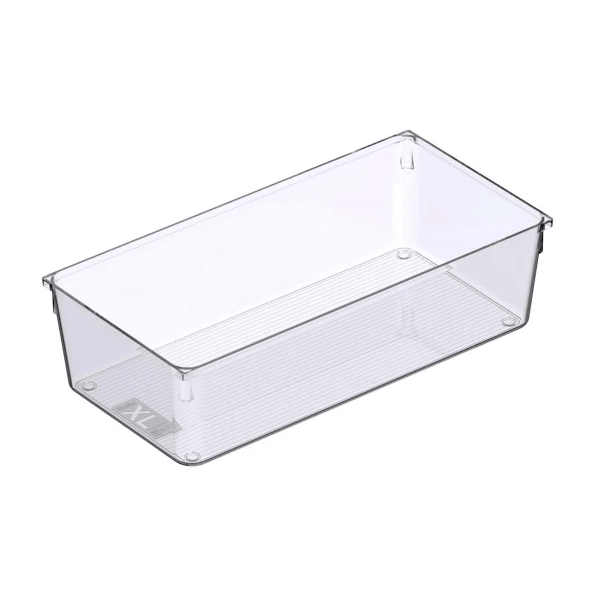 JUST HOME COLLECTION - Caja Multifuncional Transparente 15.2x30.5x8.3cm