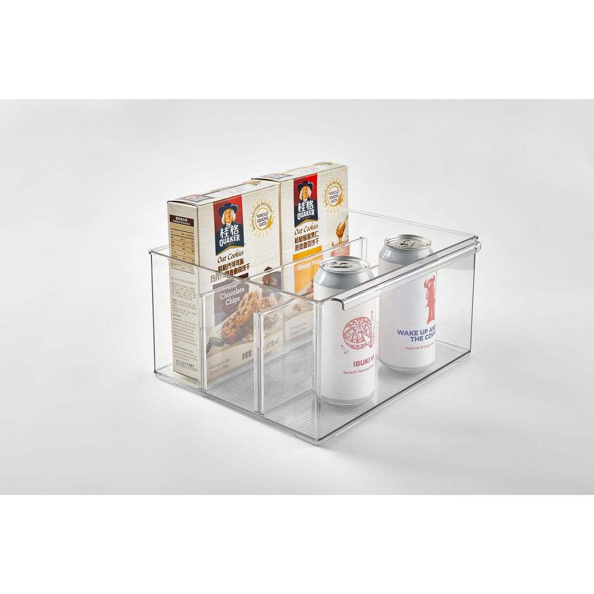 JUST HOME COLLECTION - Caja Organizadora Transparente 30.5x26.9x15cm