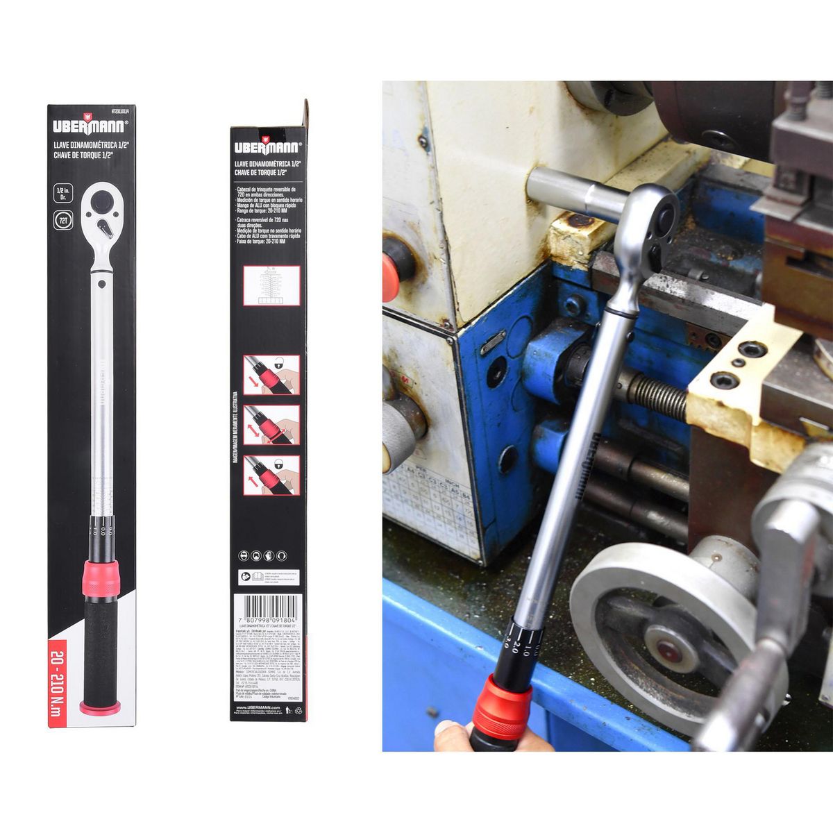 UBERMANN - Set Ratchet Torque 1/2