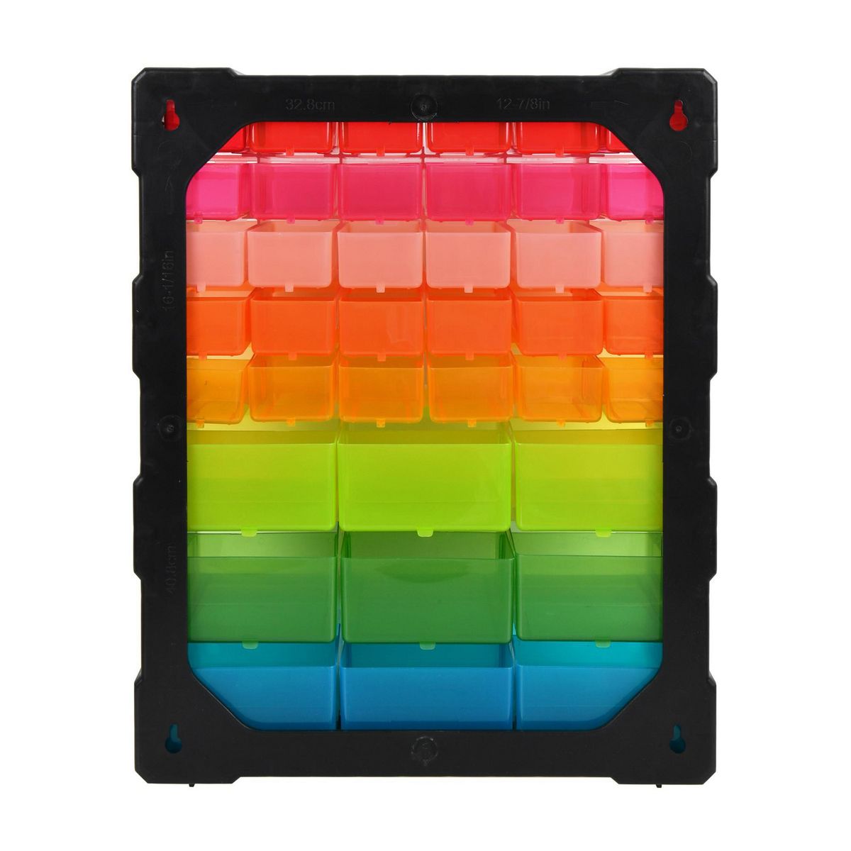 BAUKER - Organizador 39 Gabetas Colores