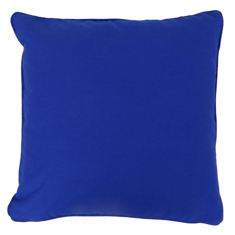 Cojín Clásico Liso 45x45cm Azul | Sodimac Falabella