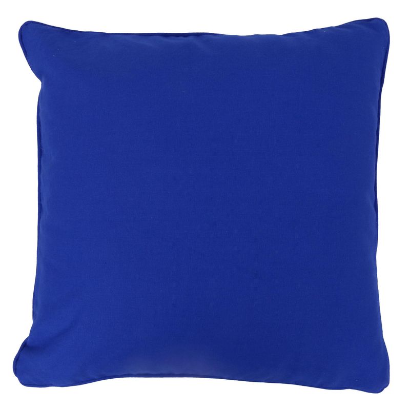 JUST HOME COLLECTION - Cojín Clásico Liso 45x45cm Azul