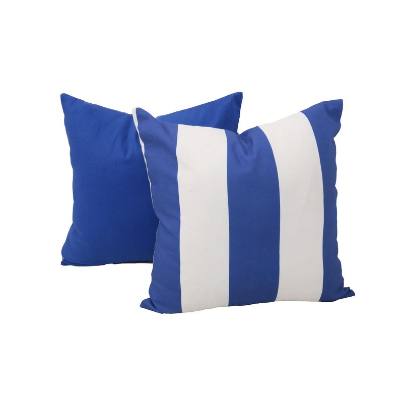JUST HOME COLLECTION - Pack 2 Cojines 45x4cm Azul