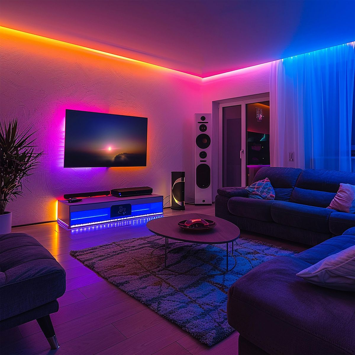 DAIRU - Tira LED 2 m con Control