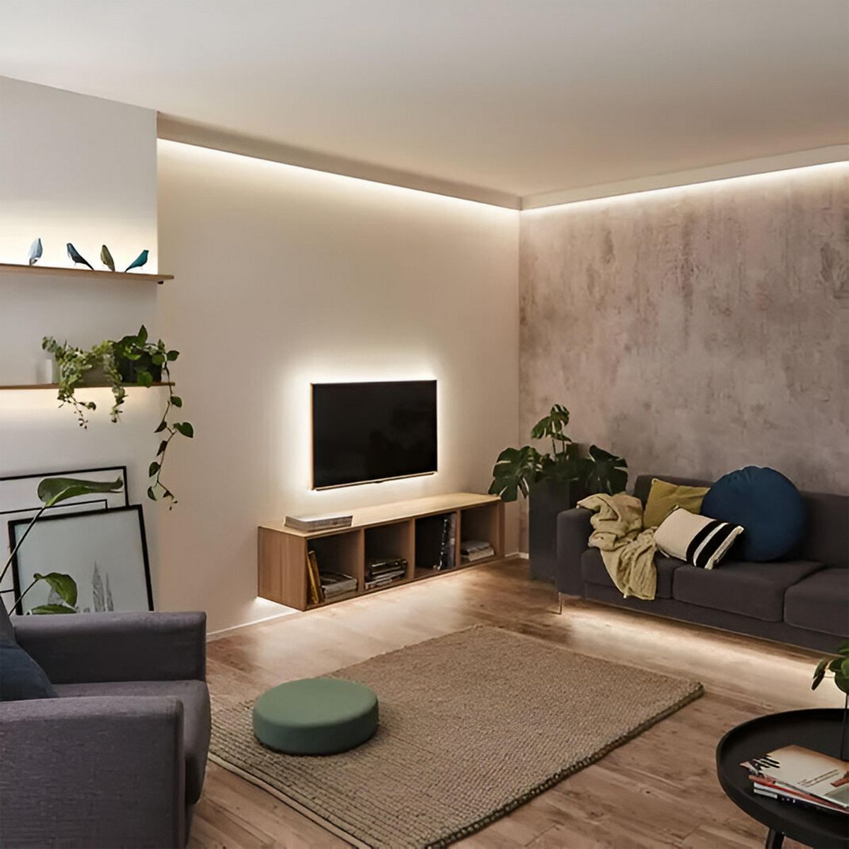 DAIRU - Perfil Silicona 2m Blanco