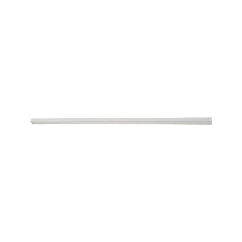 DAIRU - Perfil Sobreponer Aluminio 1m Plateado