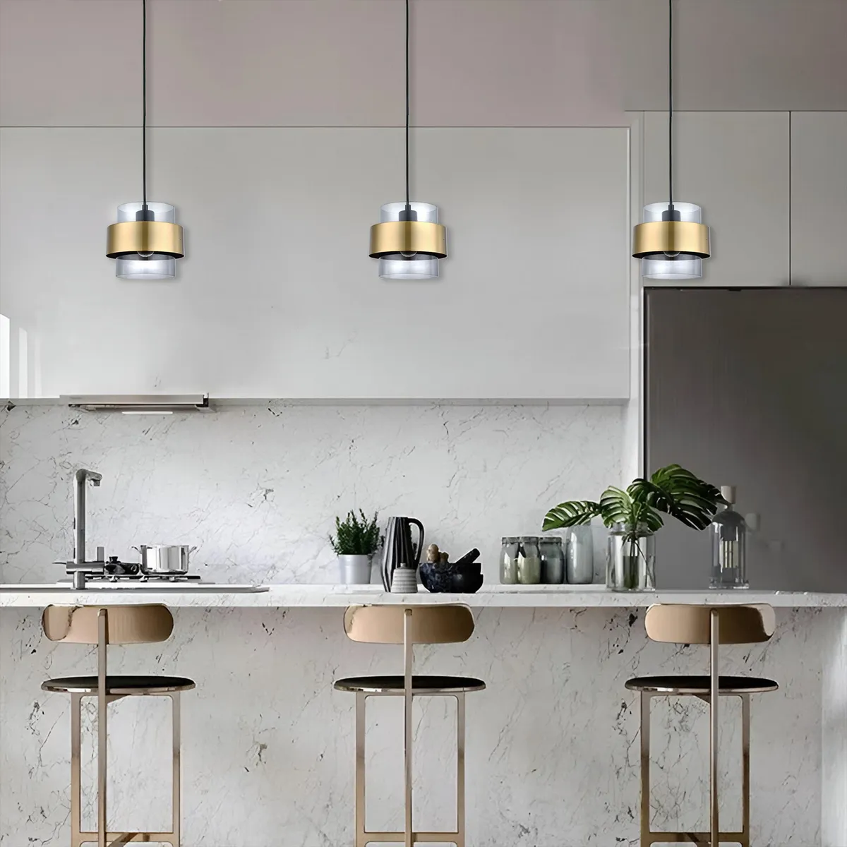 JUST HOME COLLECTION - Lámpara Colgante Luigi 1L