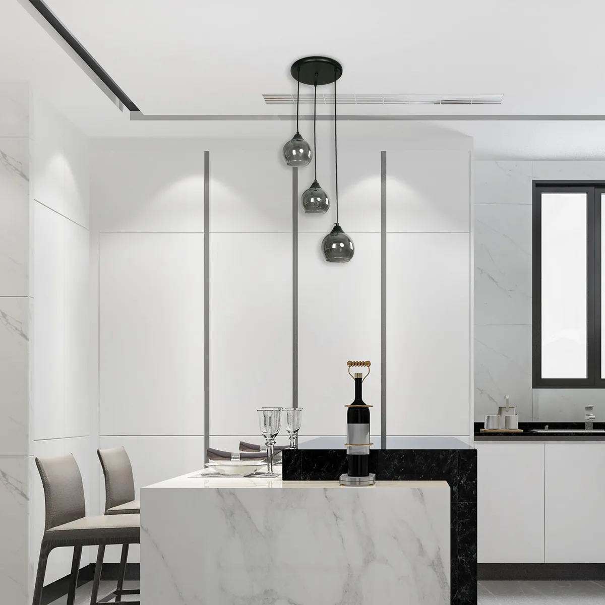 JUST HOME COLLECTION - Lámpara Colgante 3L