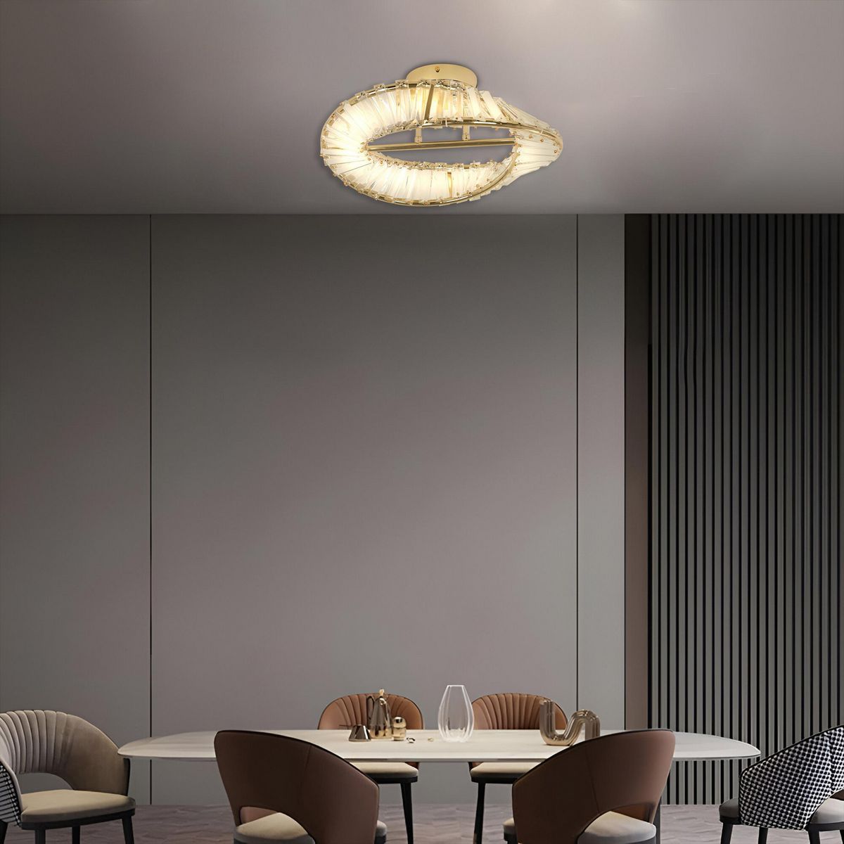 JUST HOME COLLECTION - Lámpara de Techo LED Romana