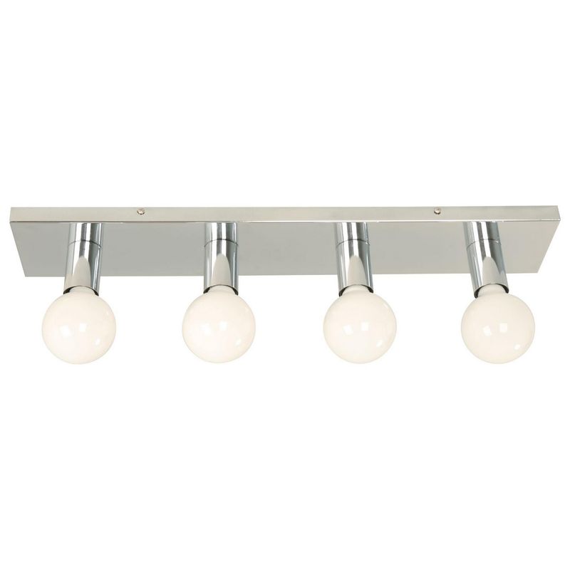 JUST HOME COLLECTION - Braquete de Pared Exterior Vanity 4L E27 Gris